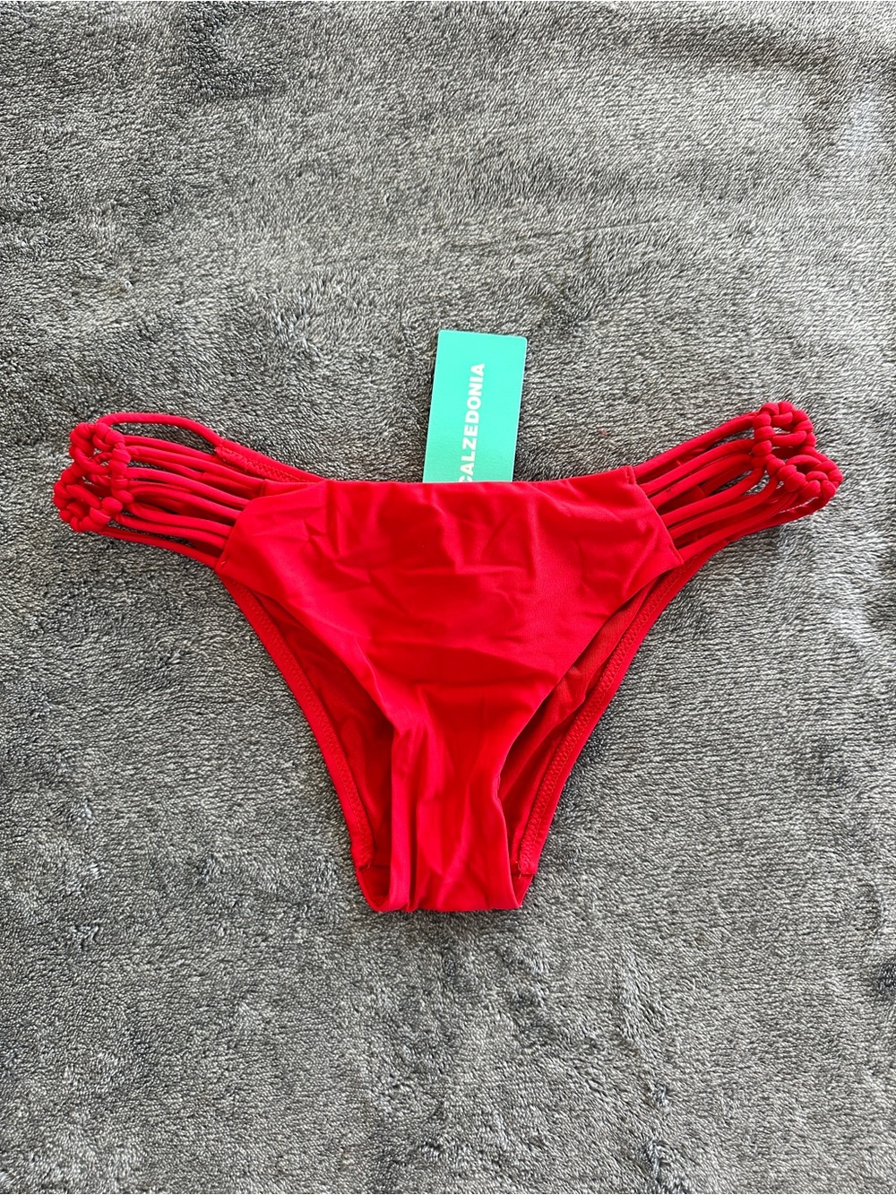 Calzedonia Red Strappy Bikini Bottom S
